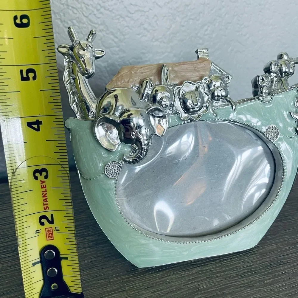 Noah’s Ark Sage Green Baby Picture Frame